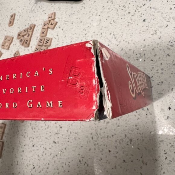 Vintage 1999 SCRABBLE Velvet Tile Bag Parker Brothers Hasbro COMPLETE - Picture 6 of 12